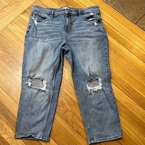 Candace Cameron Bure Women’s Size 14P Distressed Jeans